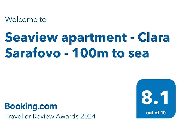 Seaview Apartment - Clara Sarafovo - 100M To Sea